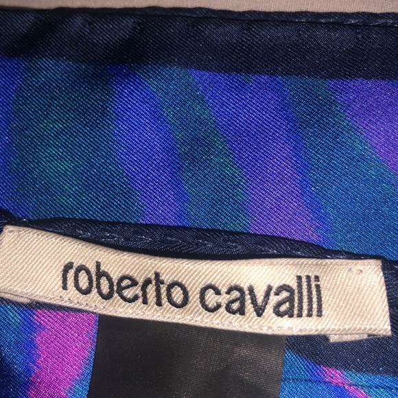 Roberto Cavalli Silk Animalier Scarf - Picture 5 of 9